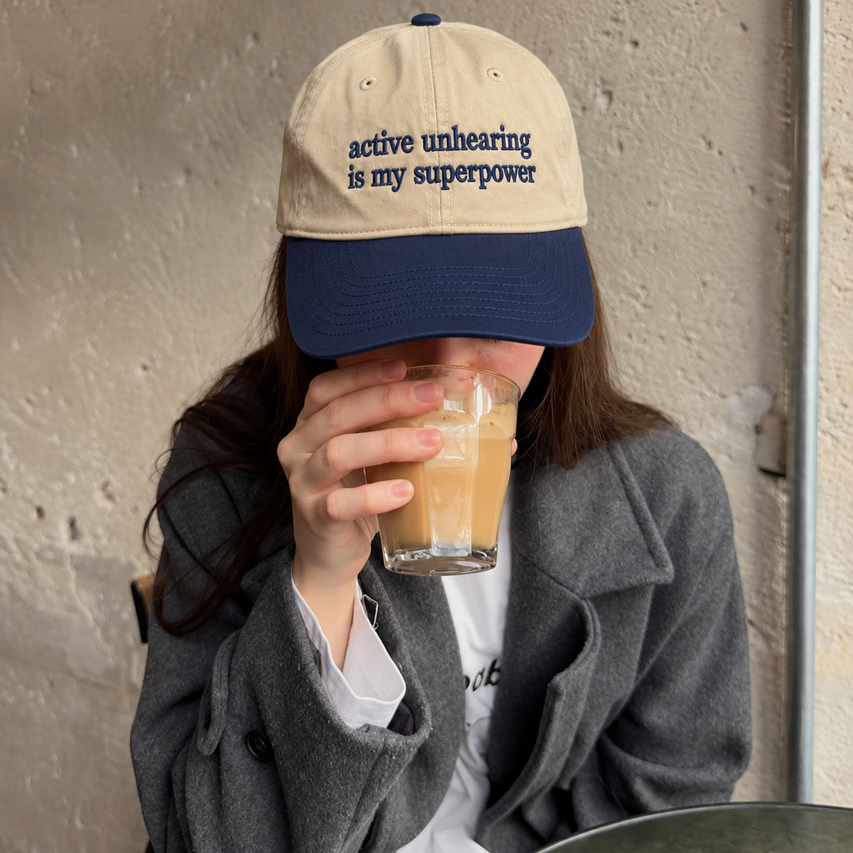 Active Unhearing Is My Superpower Embroidered Baseball Hat