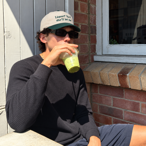 Liquor Ya If She’ll Let Me Embroidered Baseball Hat