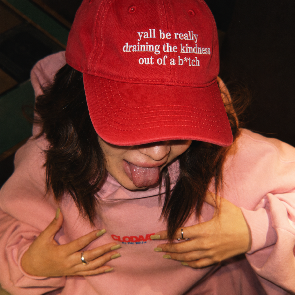 Draining The Kindness Out Of A B*tch Embroidered Baseball Hat