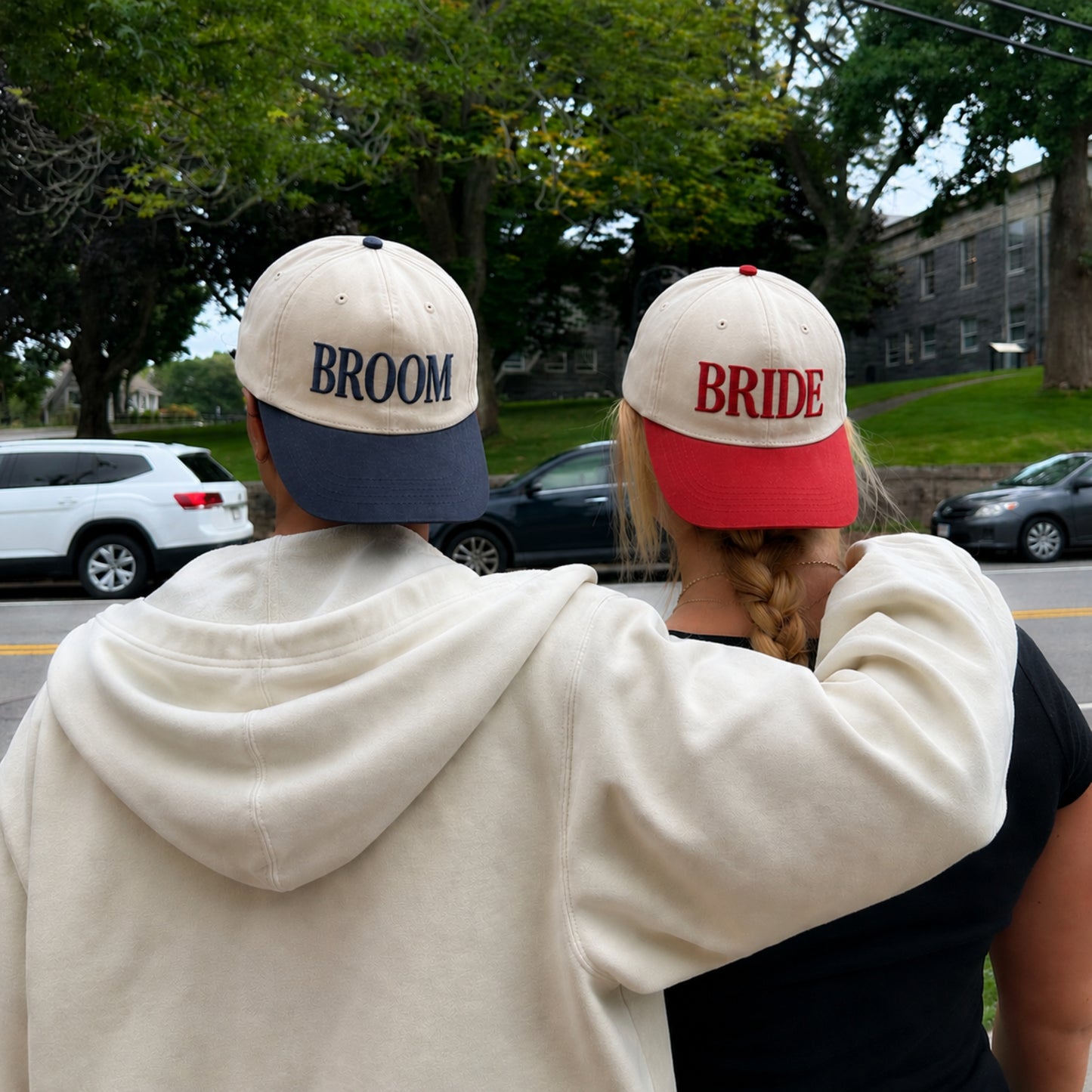 Bride and Groom Baseball Hats