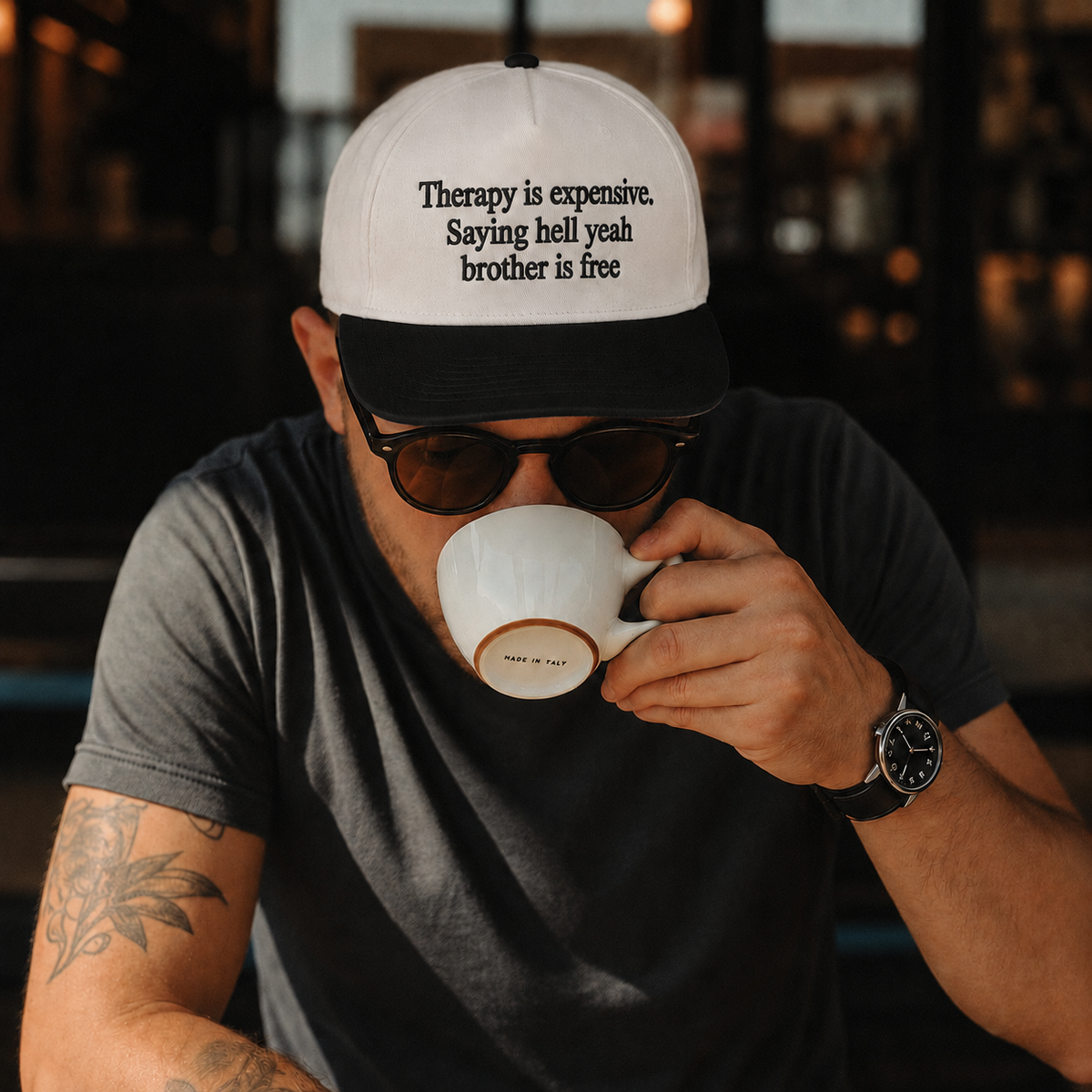 Therapy Is Expensive Embroidered Baseball Hat