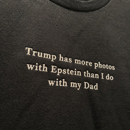Trump Epstein Funny Political Embroidered Sweatshirt