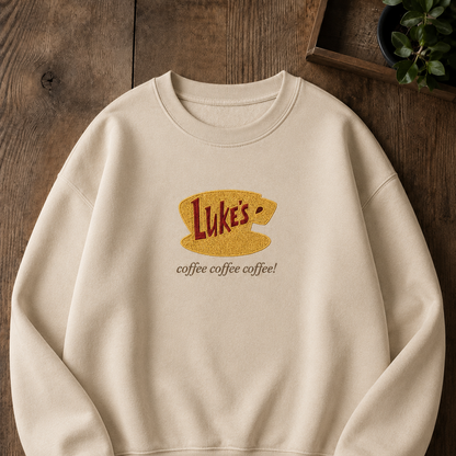 Luke's Coffee Embroidered Sweatshirt