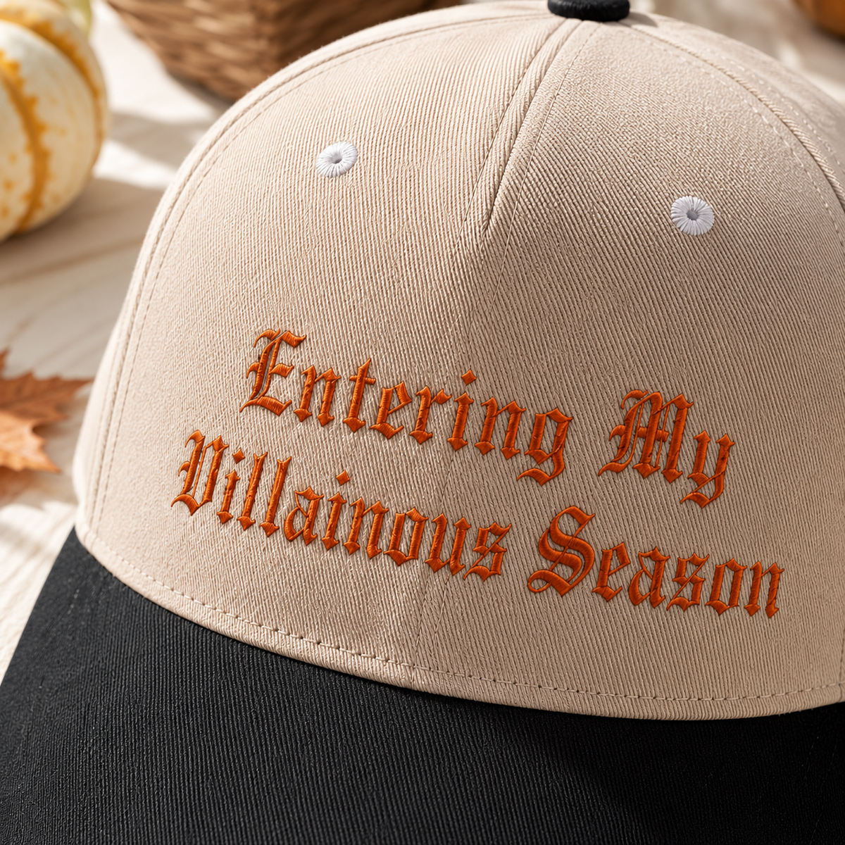 Villainous Season Embroidered Baseball Hat
