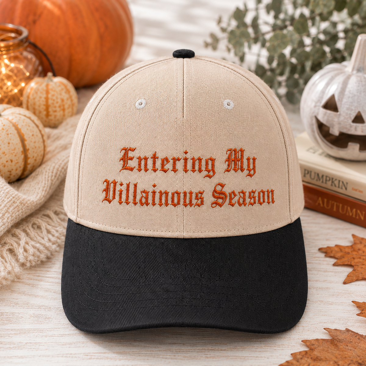 Villainous Season Embroidered Baseball Hat