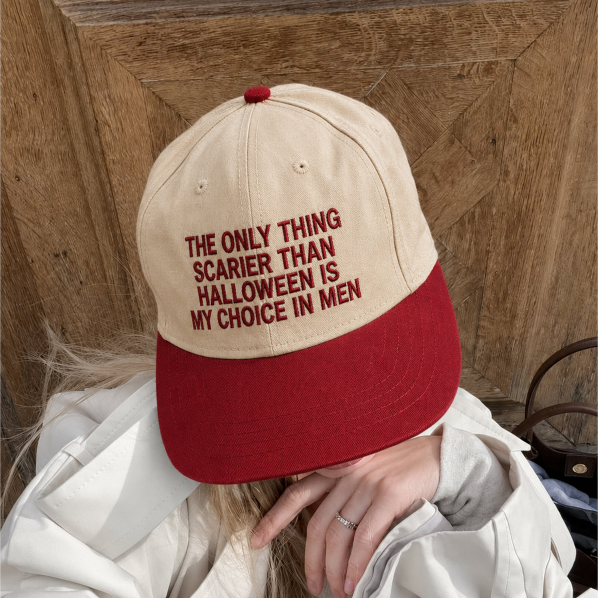 My Choice In Men Embroidered Baseball Hat