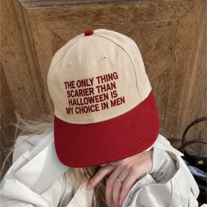 My Choice In Men Embroidered Baseball Hat