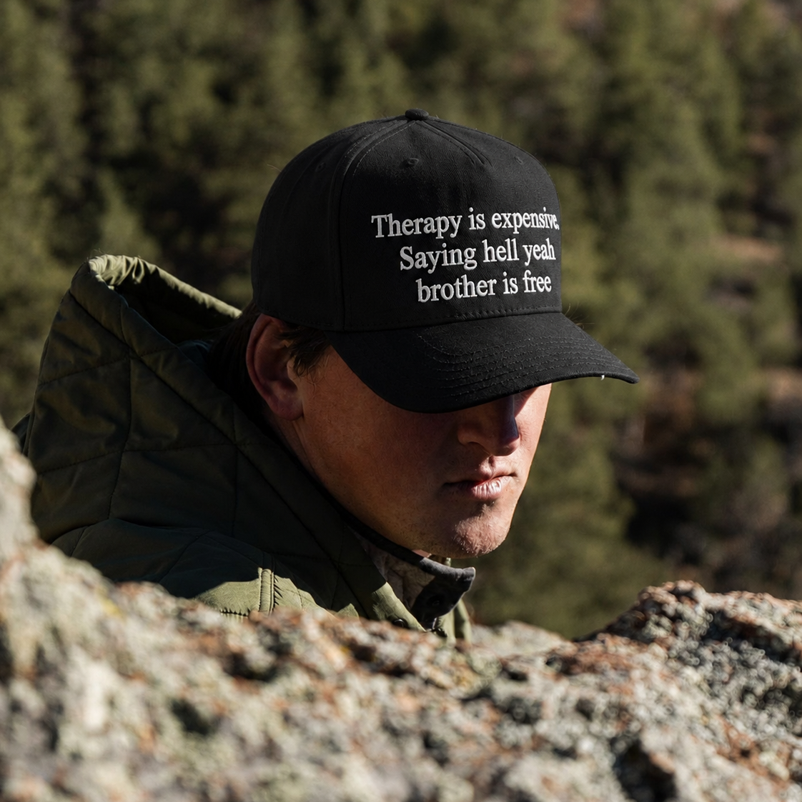 Therapy Is Expensive Embroidered Baseball Hat