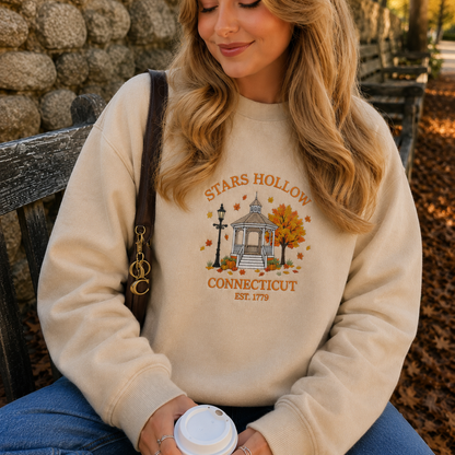 Stars Hollow Embroidered Sweatshirt