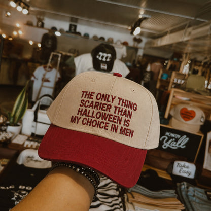 My Choice In Men Embroidered Baseball Hat