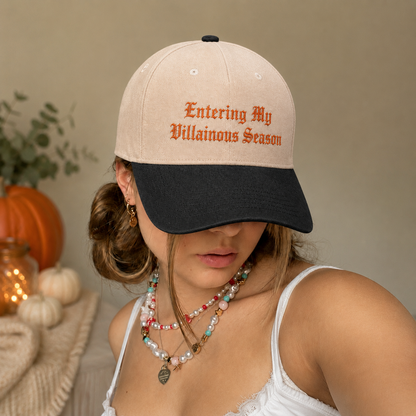 Villainous Season Embroidered Baseball Hat