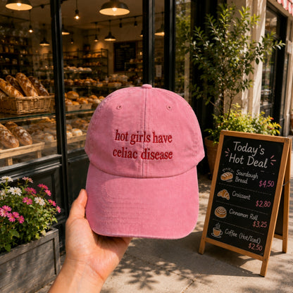 Hot Girls Have Celiac Disease Embroidered Hat