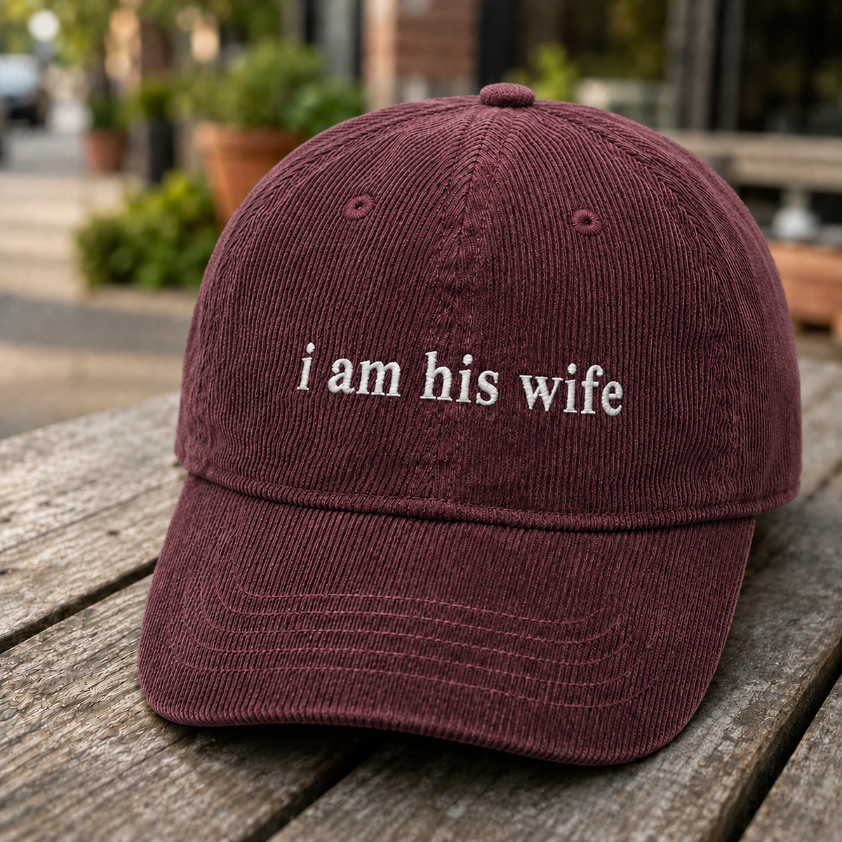 Matching Married Couple Embroidered Washed Caps