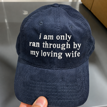 Matching Married Couple Embroidered Washed Caps