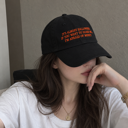 It’s Almost Halloween Embroidered Baseball Hat