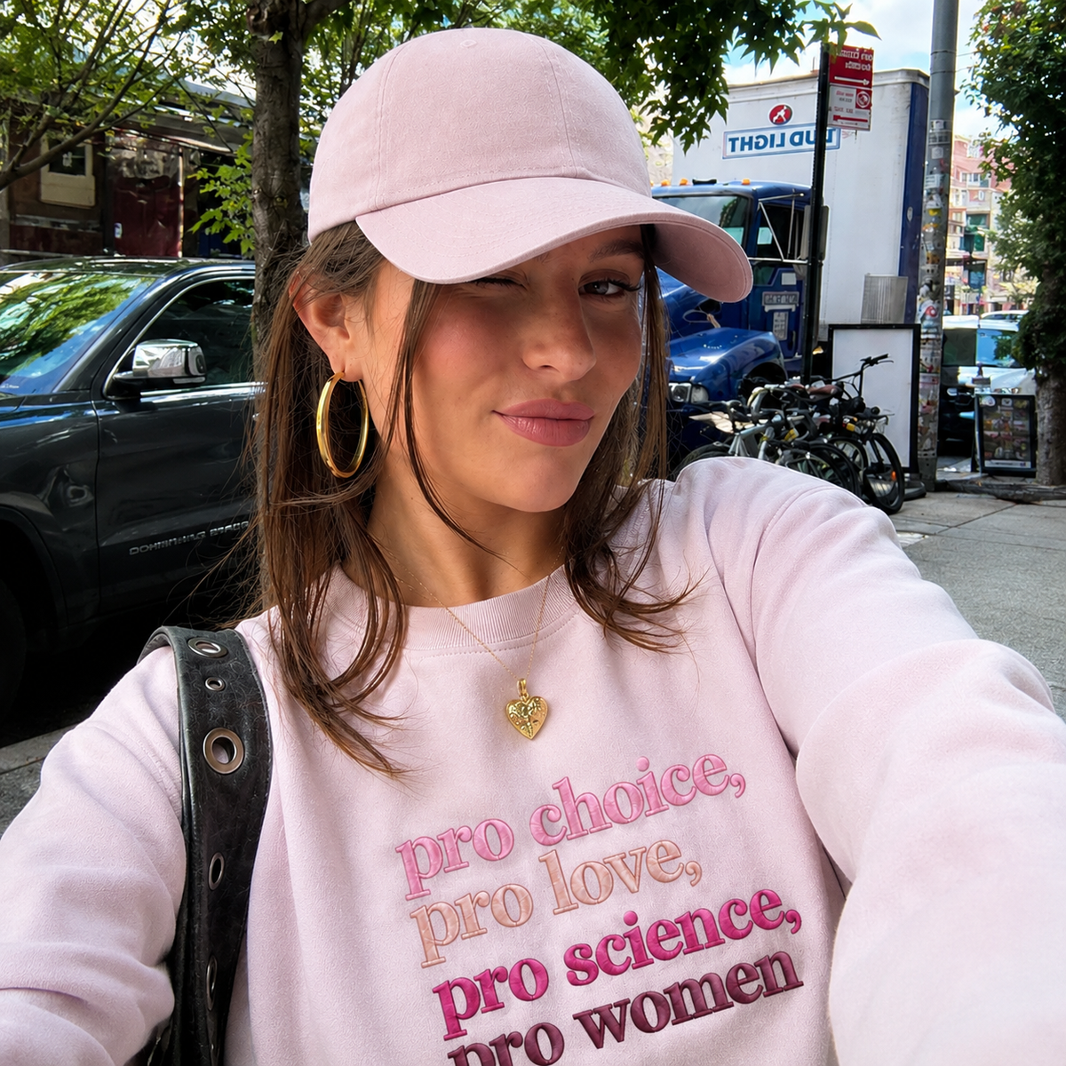 Pro Choice Pro Women Embroidered Sweatshirt