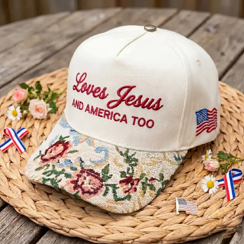 Cottagecore Floral Hat