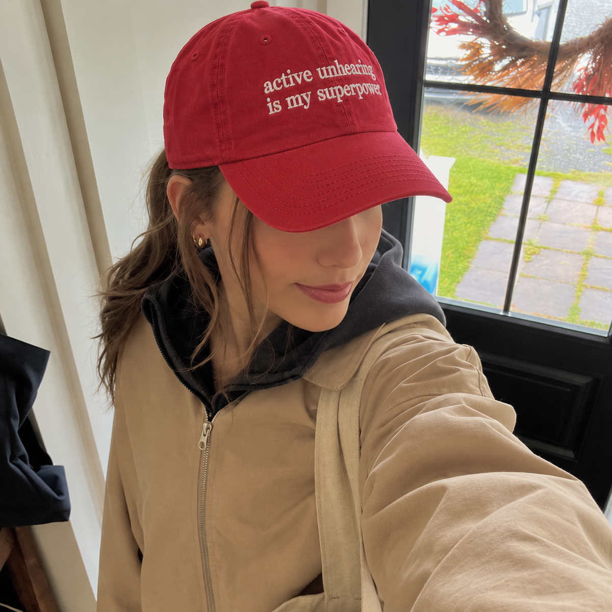 Active Unhearing Is My Superpower Embroidered Baseball Hat