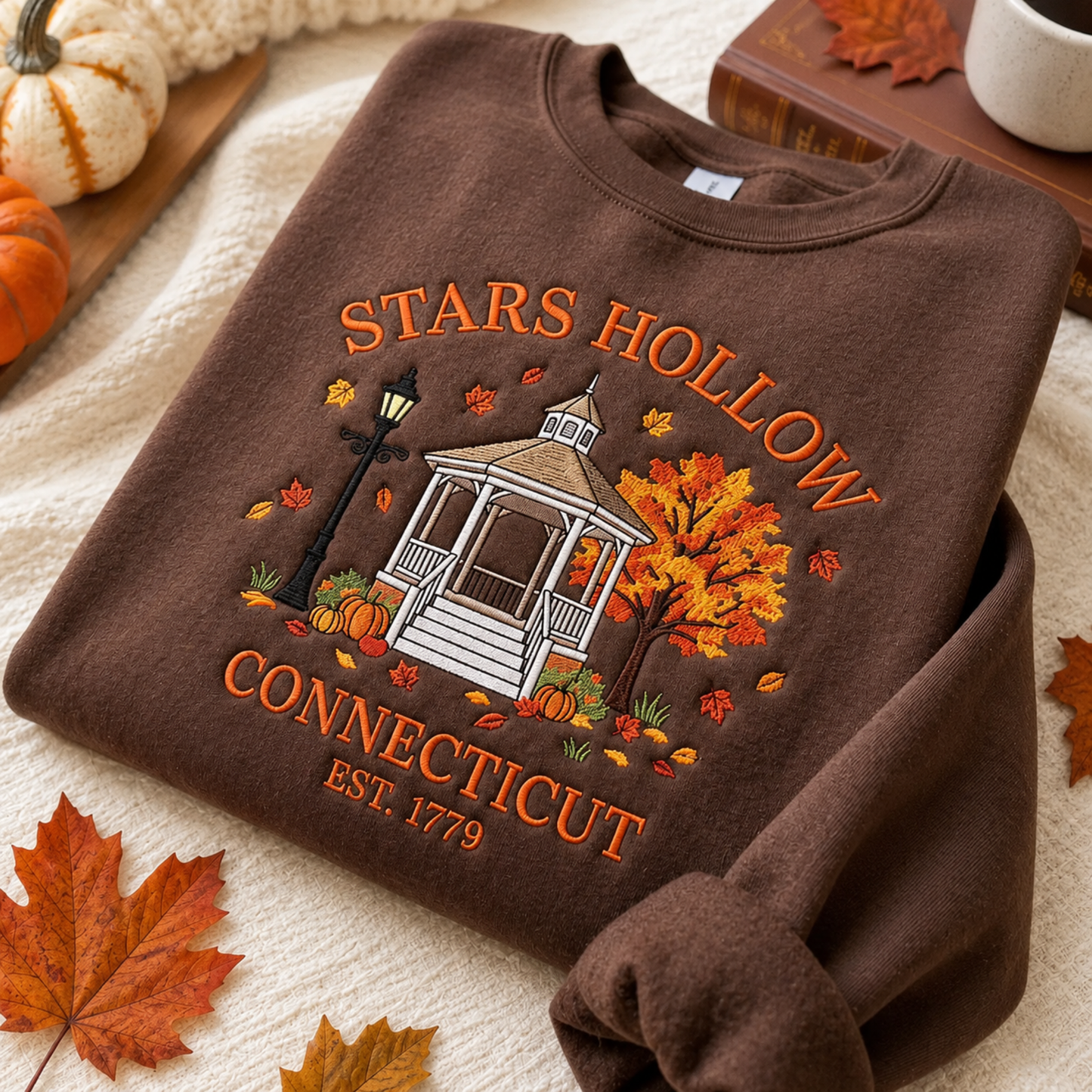 Stars Hollow Embroidered Sweatshirt