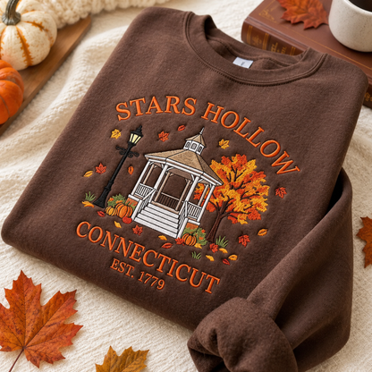 Stars Hollow Embroidered Sweatshirt